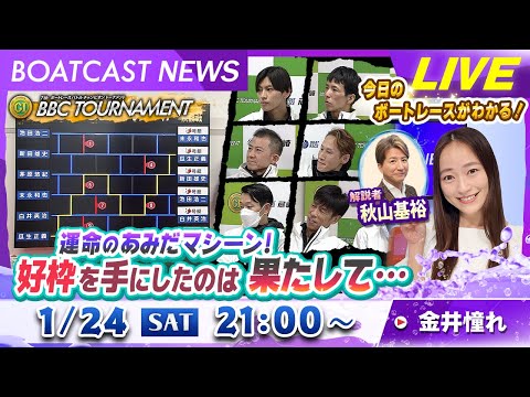 BOATCAST NEWS｜尼崎 プレミアムG1 第7回BBCトーナメント運命のあみだマシーン！好枠を手にしたのは果た… サムネイル