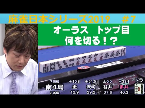 【麻雀】麻雀日本シリーズ2019 ７回戦 サムネイル