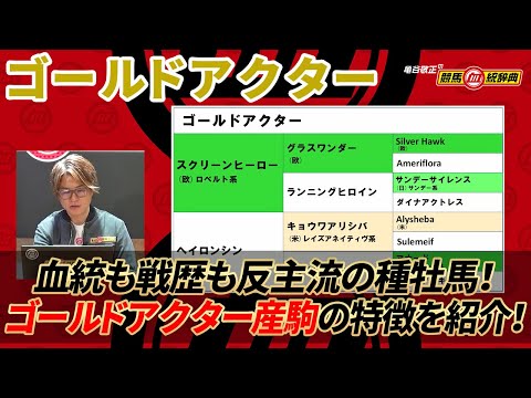 【ゴールドアクター】 特殊な条件を得意とする種牡馬！ 特徴を覚えれば美味しい馬券も！ サムネイル