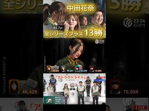 【アトラクトライト】中田花奈　過去２シーズンの雪辱を誓った今シーズン…！誰がこの活躍を予想出来ただろうか…！Final… サムネイル