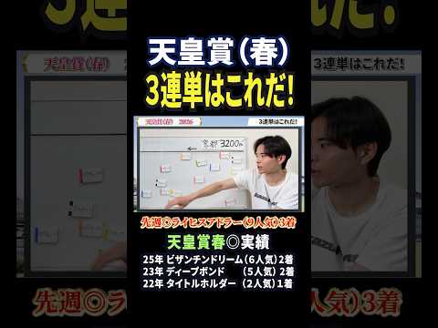 天皇賞春2026！クロワデュノールかアドマイヤテラかヘデントールか！ 競馬 競馬予想 馬券 天皇賞春 おすすめ sho… サムネイル