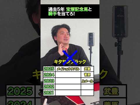 【クイズ】過去5年の宝塚記念優勝馬とジョッキーを当てろ! shorts サムネイル