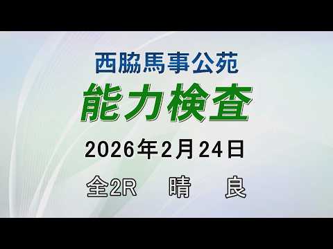 能力検査 2026年2月24日(火) 西脇馬事公苑 サムネイル