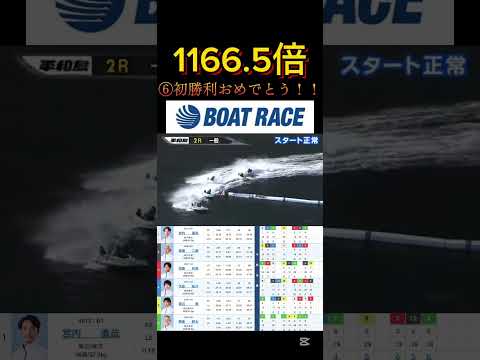 【平和島競艇】2026年1月9日の最高配当レース！！⑥初勝利おめでとう！！ ボートレース 競艇 short short… サムネイル