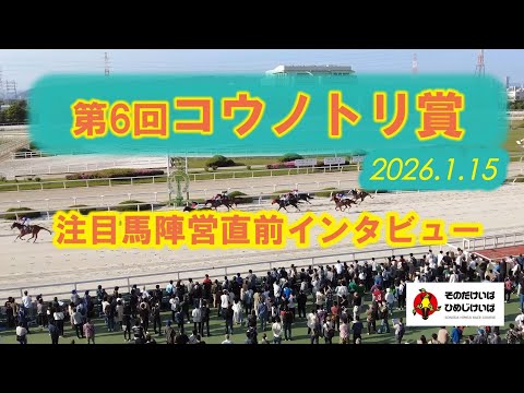 第６回コウノトリ賞 注目馬陣営直前インタビュー！ サムネイル