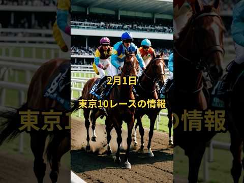2月1日の東京10R推奨馬 競馬 競馬予想 サムネイル