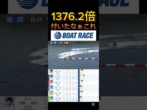 【福岡競艇】2026年1月15日の最高配当レース！！付いたなぁこれ ボートレース 競艇 shorts short sh… サムネイル