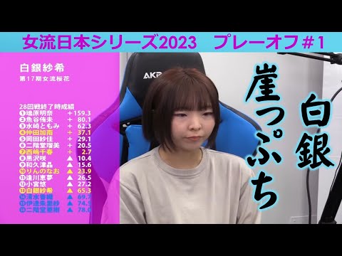 【麻雀】女流プロ麻雀日本シリーズ2023 プレーオフ１回戦 サムネイル