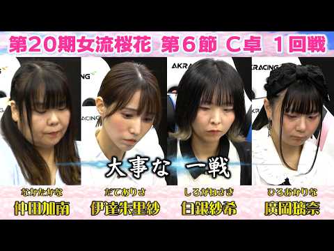 【麻雀】第20期女流桜花Aリーグ第６節C卓１回戦 サムネイル