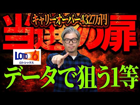 【ロト6予想】4327万円当選繰越金、第2061回｜1等を当てにいく“本気の番号探し” サムネイル