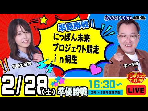 2月28日 | ドラキリュウナイト | ボートレース桐生  | で生配信！ サムネイル