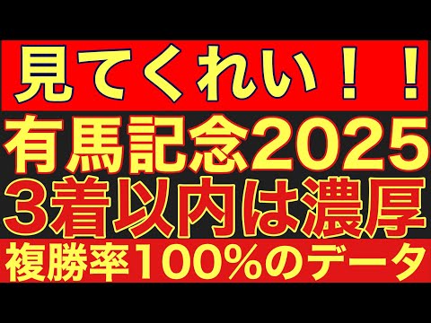 【有馬記念2025】のサイン軸馬予想！複勝率100％データ発見！有馬記念はこの馬から入る！競馬 有馬記念 サムネイル