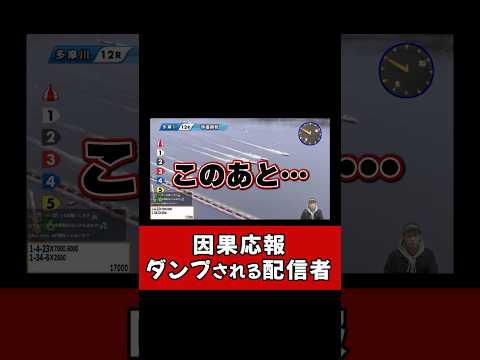 【口は災いの元】抜け目の因果に絡め取られる決定的瞬間 ボートレース 競艇 サムネイル