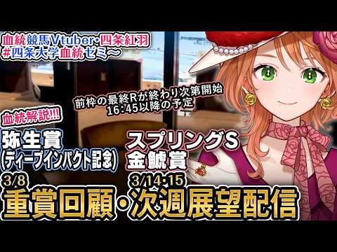 1週前展望『スプリングS,金鯱賞』重賞回顧『弥生賞ディープインパクト記念』 2026 四条大学血統ゼミ【血統競馬予想V… サムネイル
