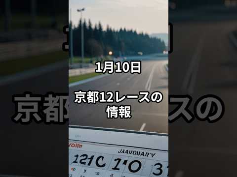 1月10日の京都12R推奨馬 競馬 中央競馬予想 サムネイル
