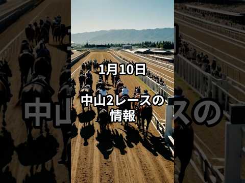 メンバー限定！1月10日の中山2R推奨馬 サムネイル