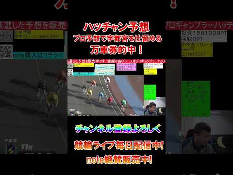 流石ハッチャン！プロの予想で宇都宮で万車券仕留める！ サムネイル