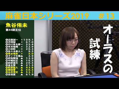 【麻雀】麻雀日本シリーズ2019 13回戦 サムネイル