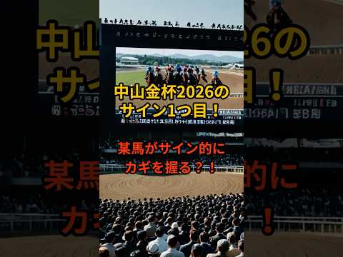 中山金杯2026のサイン① 競馬 中山金杯 サムネイル