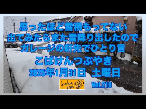 2026年1月31日　土曜日　こばけんつぶやき サムネイル