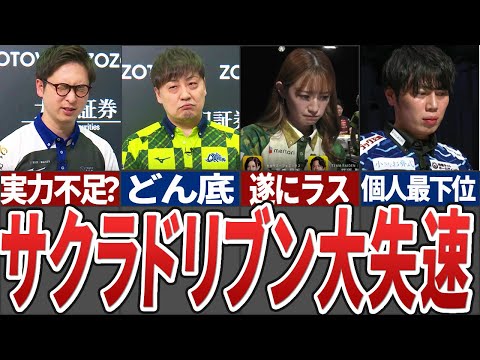 【2強8弱】Mリーグレギュラーシーズン３分の１が終了！今週はドリブンズ、サクラナイツが大苦戦、２位と３位のポイント差が… サムネイル