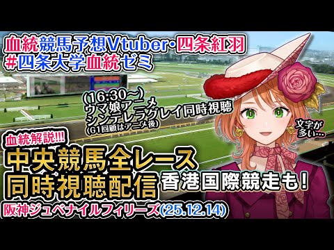 【競馬同時視聴配信】G1 阪神ジュベナイルフィリーズ 香港国際競走 2025 中央競馬ライブ（ウマ娘シンデレラグレイ2… サムネイル