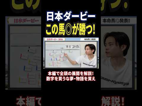 日本ダービー2026！ロブチェンかリアライズシリウスか！勝つのは！競馬 競馬予想 馬券 日本ダービー おすすめ sho… サムネイル