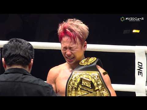 【ONE】武尊、引退試合でロッタンにKO勝利！悲願のリベンジ成功に涙　『ONE SAMURAI 1』試合後リング映像 サムネイル