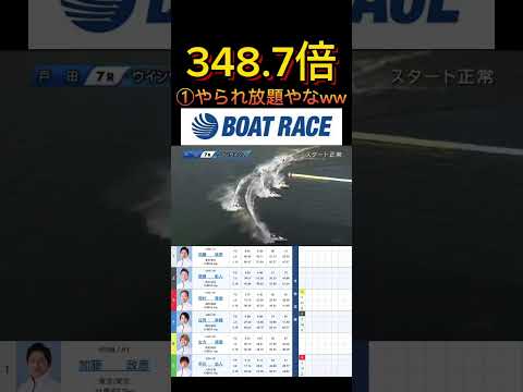 【戸田競艇】2025年12月13日の最高配当レース！！①やられ過ぎやろwwwwボートレース 競艇 shortsvide… サムネイル
