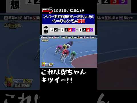 裏ペーチャンス 高松記念 in小松島 ぺーちゃんねる 競輪 shorts サムネイル