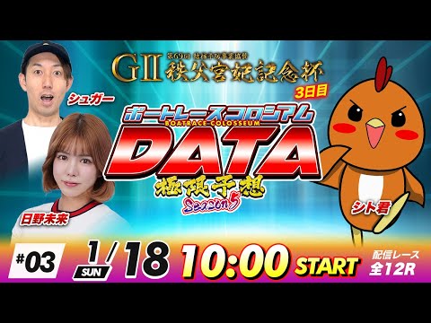 ボートレースコロシアムDATA | シト君VSシュガーVS日野未来 | 極限予想season5 02 サムネイル
