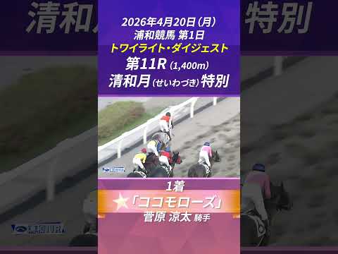 浦和競馬【2026年4月開催】～4月20日(月) トワイライト・ダイジェスト～ サムネイル