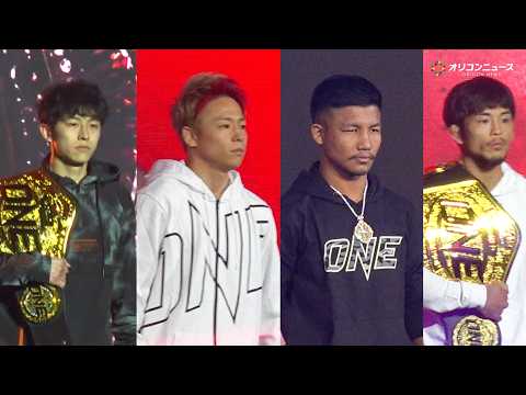 【ONE】武尊＆ロッタン ＆若松祐弥＆吉成名高らが華々しく登場！　『ONE SAMURAI 1』オープニングセレモニー サムネイル