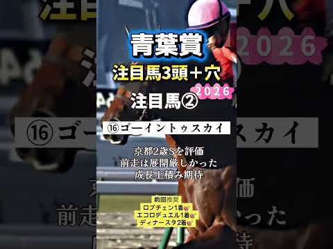 青葉賞 競馬 shorts サムネイル