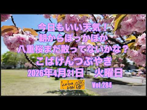 2026年4月21日 火曜日 こばけんつぶやき サムネイル