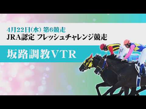 【坂路調教動画】4/22 第6Rフレッシュチャレンジ競走【門別競馬】 サムネイル