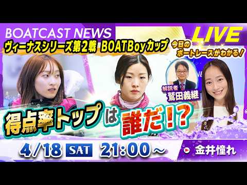 BOATCAST NEWS｜津 ヴィーナスシリーズ第2戦 得点率トップは誰だ!?｜土曜企画「週刊高配当」