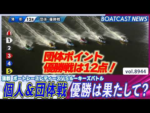 団体ポイント優勝戦は12点!個人&団体戦 優勝は果たして?│BOATCAST NEWS 2026年7月6日│