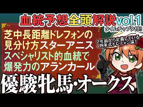 優駿牝馬 オークス 2026 欧州寄りドレフォン産駒!?スターアニス/アランカール徹底解説 全馬血統解説vol.1 四… サムネイル