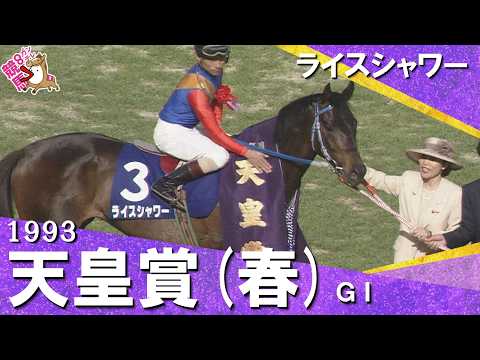 【漆黒のステイヤーがメジロマックイーンの3連覇を阻む！】1993年 天皇賞(春)ＧⅠ ライスシャワー　実況：杉本清【カ… サムネイル