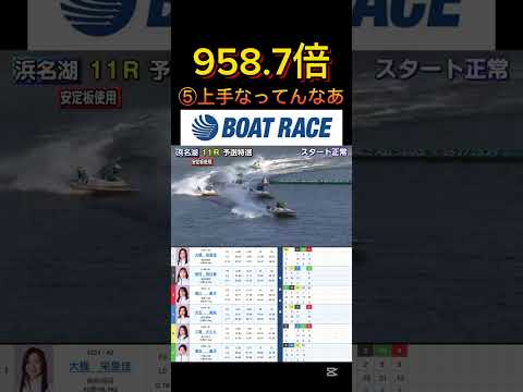 【浜名湖競艇】2026年2月1日の最高配当レース！！⑤ちゃんと上手なってんなあw ボートレース 競艇 shorts s… サムネイル