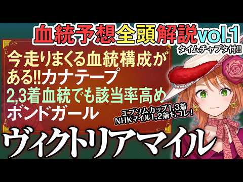 ヴィクトリアマイル 2026 カナテープ関屋記念の再現!?4月熱波の名残りで去年夏新潟に注目！全馬血統解説vol.1… サムネイル