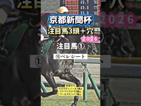 京都新聞杯 競馬 shorts サムネイル