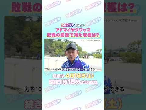 皐月賞 GⅠ トレセン直撃取材！ 競馬 皐月賞 アドマイヤクワッズ 友道康夫 調教師 サムネイル