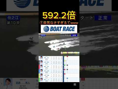 【住之江競艇】2026年2月5日の最高配当レース！！①抵抗とかなんか無いんかwww ボートレース 競艇 short s… サムネイル