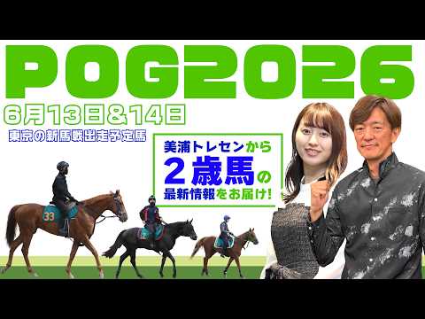 【POG2026】トレセン2歳馬インプレッション～6月13日＆14日出走予定馬