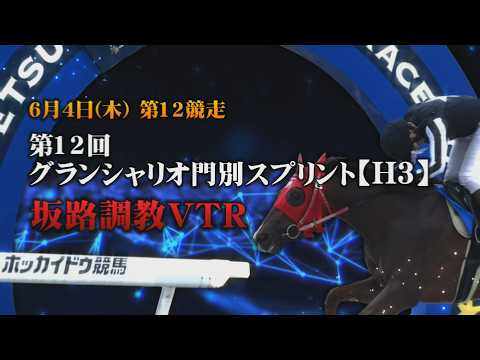 【坂路調教動画】6/4 第12R第12回グランシャリオ門別スプリント【門別競馬】 サムネイル