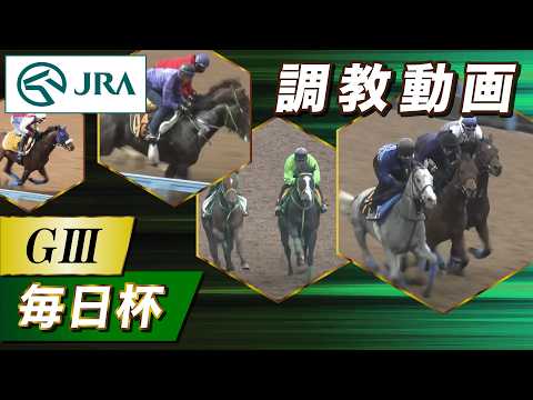 【調教動画】2026年 毎日杯｜JRA公式 サムネイル