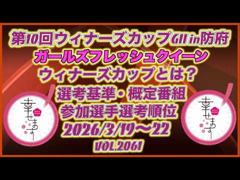 第10回ウィナーズカップＧⅡをチェック！コバケンデスケイリンデス サムネイル