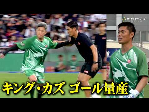 【Jリーグ】三浦知良、前日練習でゴール量産　槙野智章監督とのマッチアップや川島永嗣とのPK対決で健在ぶりをアピール　J…